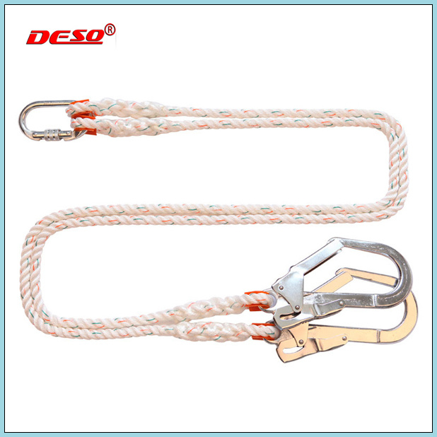 High Strength Fall Protection Nylon Lanyard Rope